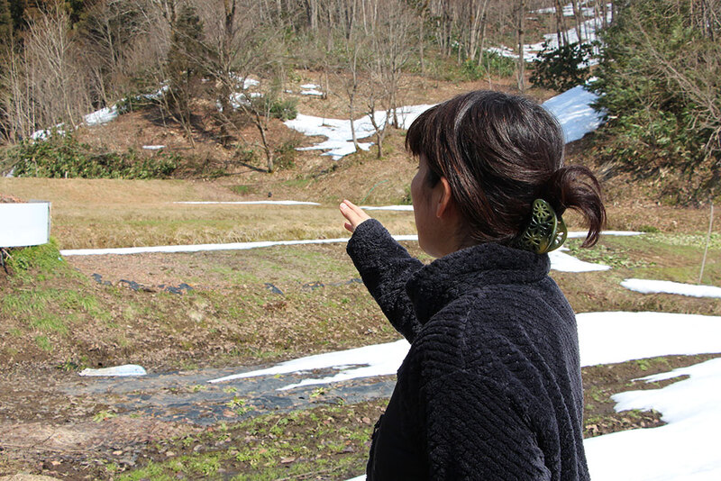 里山を説明する移住者