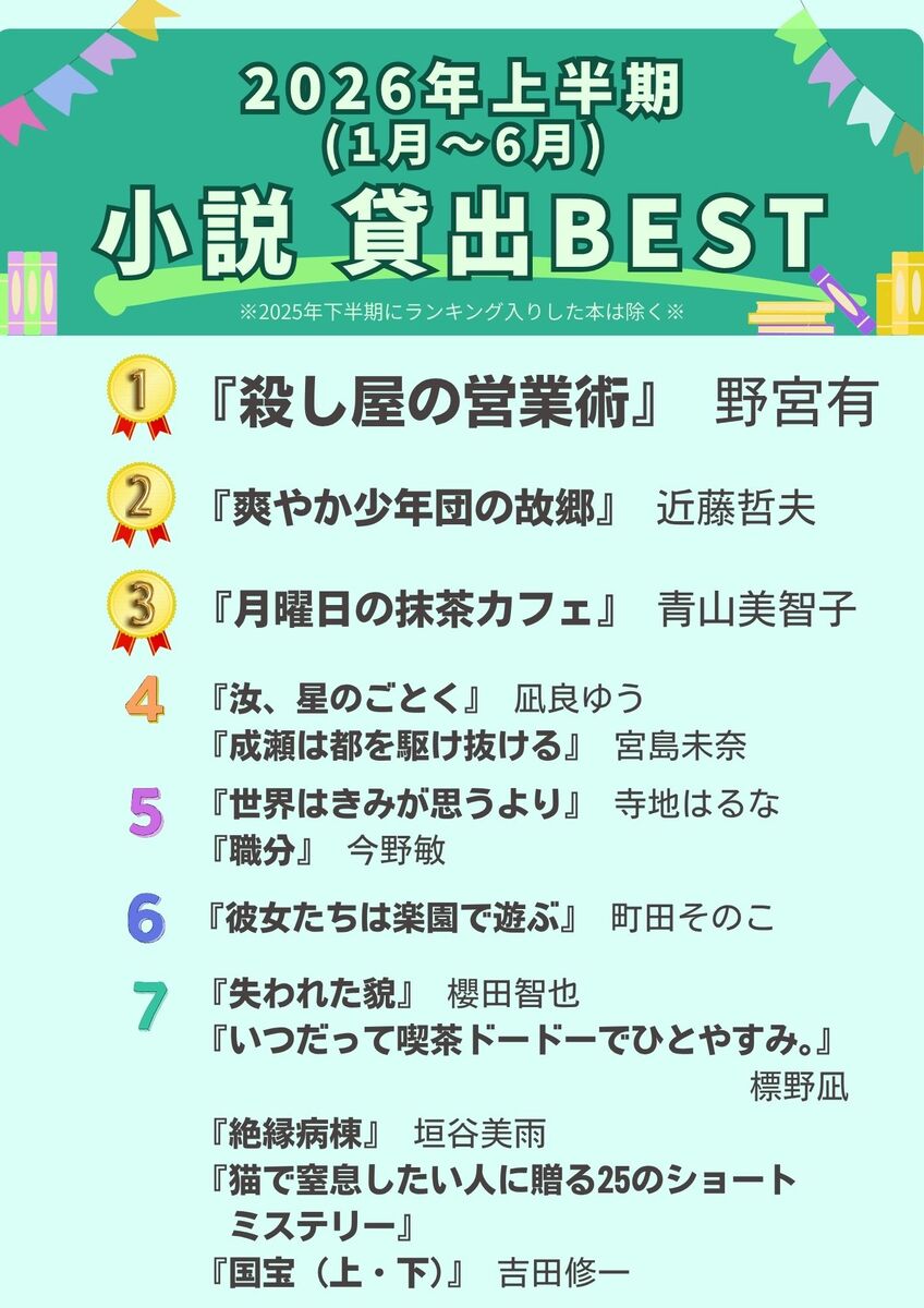 2026年上半期小説貸出ベスト.jpg