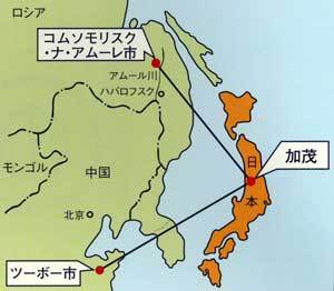 ツーボー市紹介地図